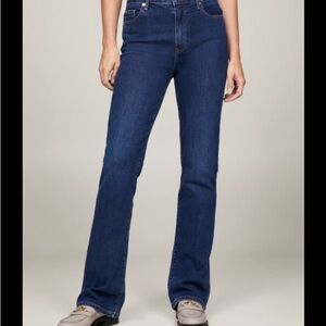 Tommy Hilfiger Blue Flare & Wide Leg Jeans